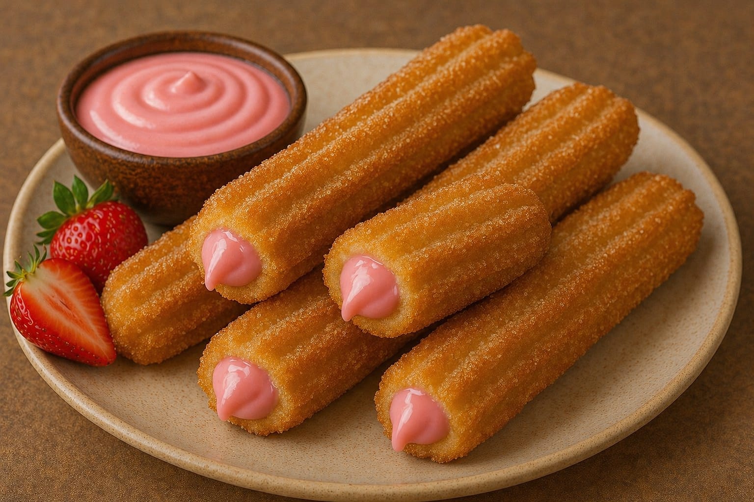 Churros de Morango