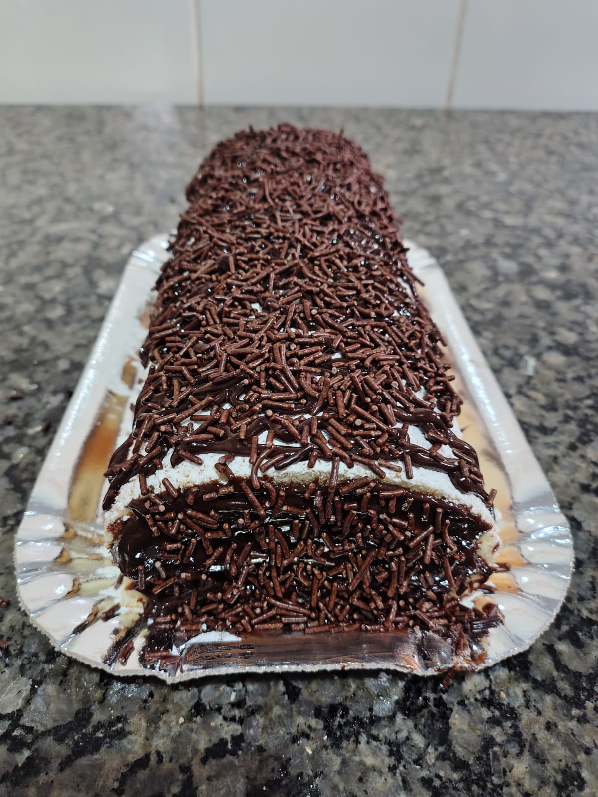 Rocambole Brigadeiro médio