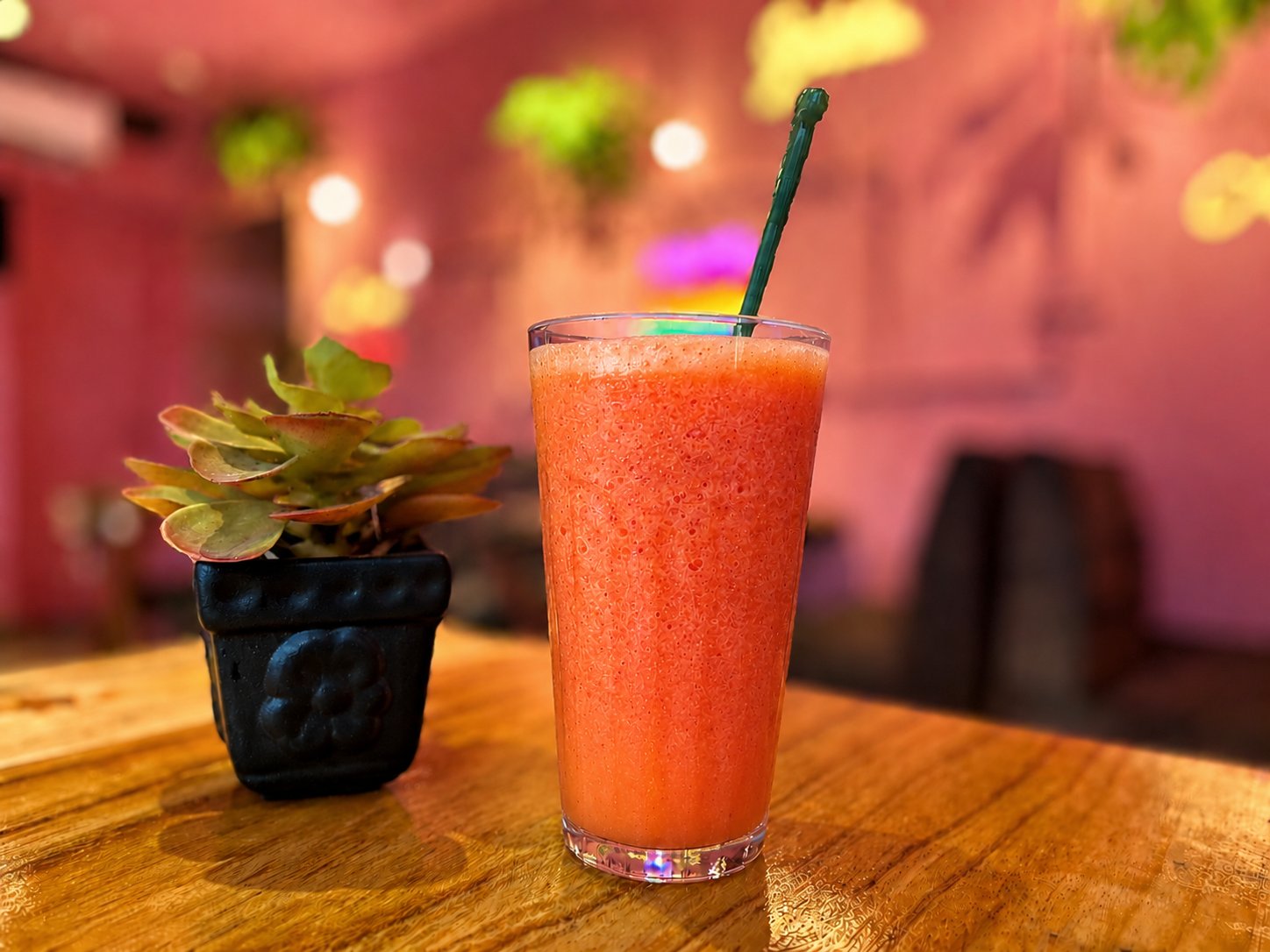 Suco Limão com Morango