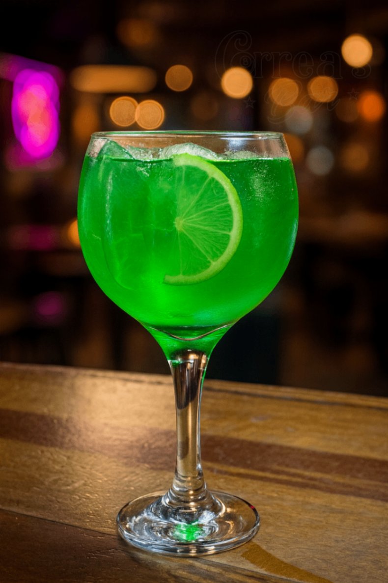 Gin limão tônica tradicional