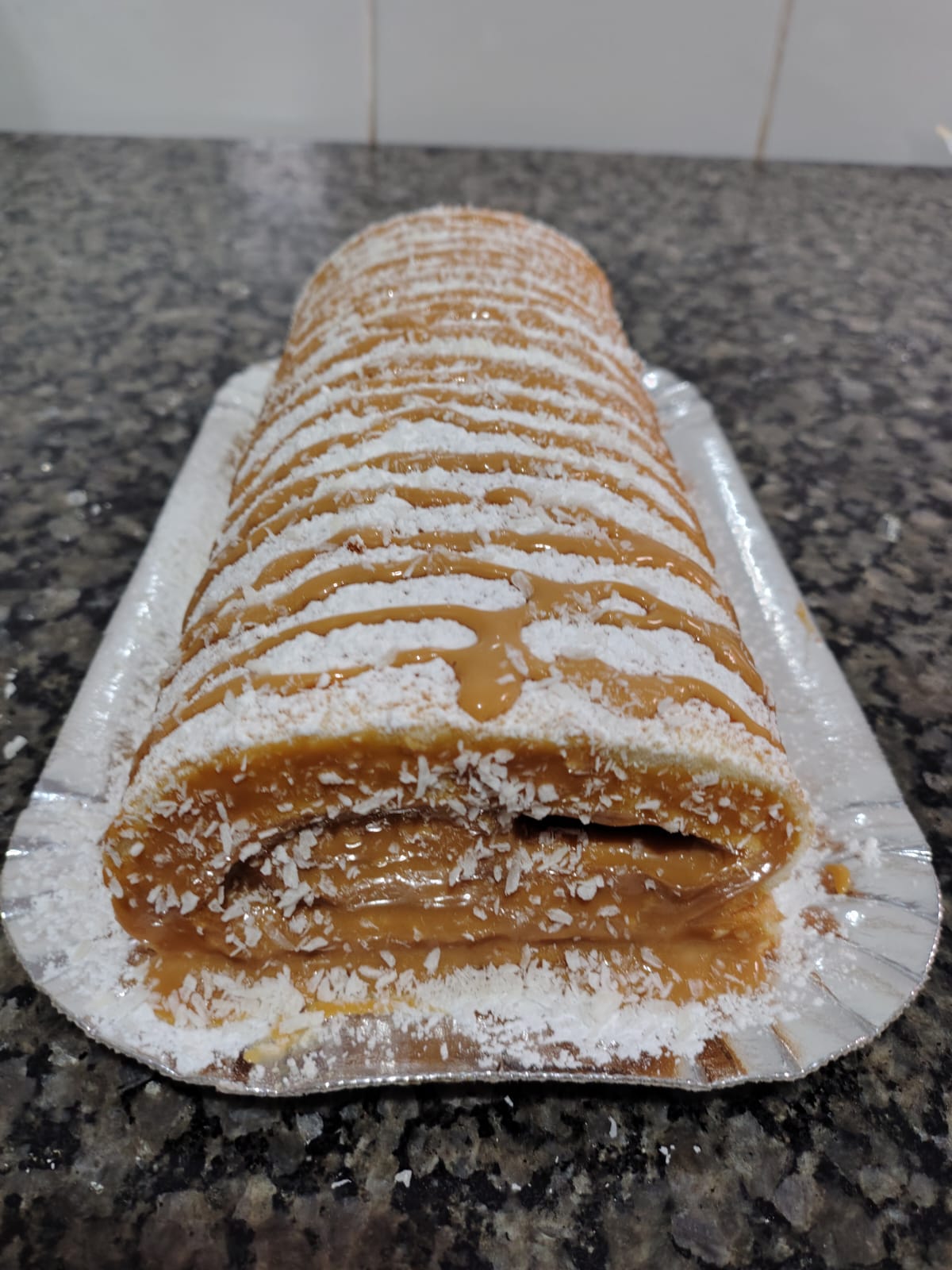 Rocambole Doce de leite média